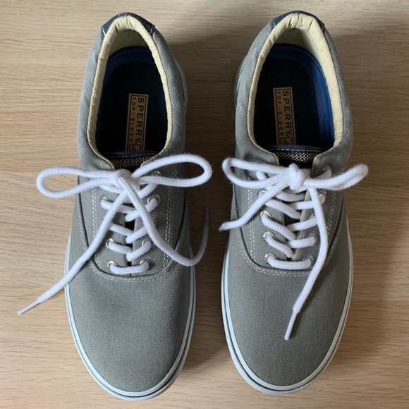 Sperry Halyard Sneakers Ash Grey 8m00w 